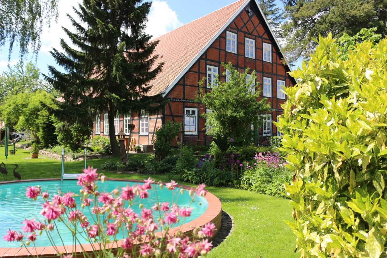 Ferienwohnung Mit Sauna Bleckede Bagian luar foto